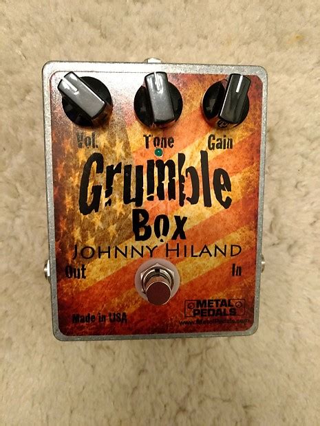 metal pedal grumble box|Sold .